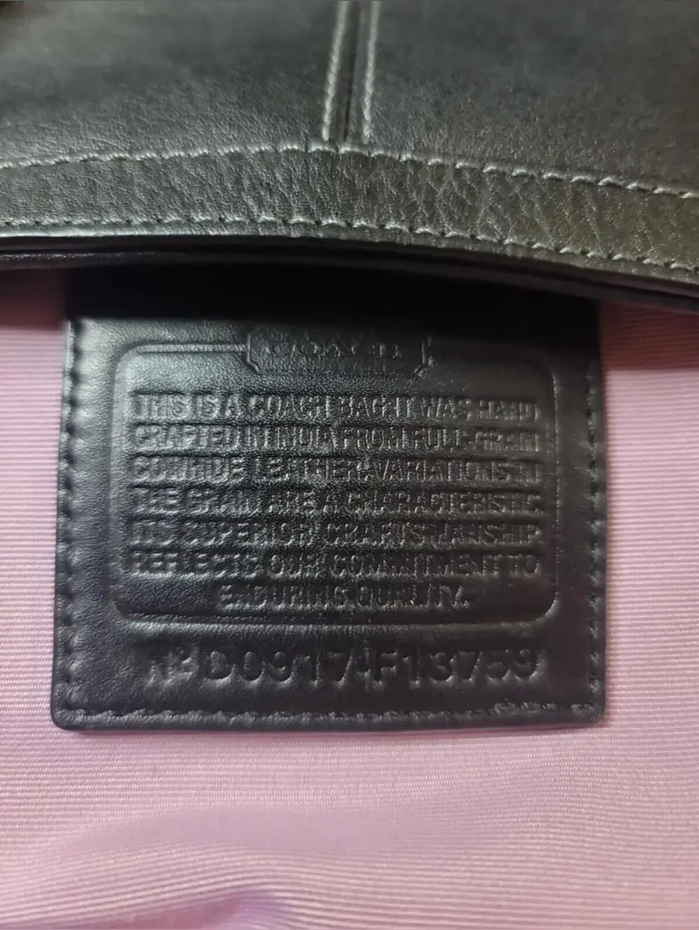 Coach Leather Tote 3 Piece Bundle Black Pink Wristlet Scarf